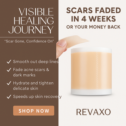 Revaxo™ Premium Silicone Scar Sheets for Effective Scar Reduction & Healing