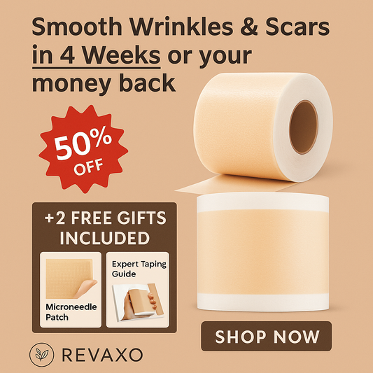Revaxo™ Premium Silicone Scar Sheets for Effective Scar Reduction & Healing